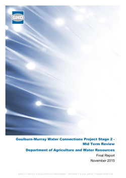 Goulburn-Murray Water Connections Project Stage 2