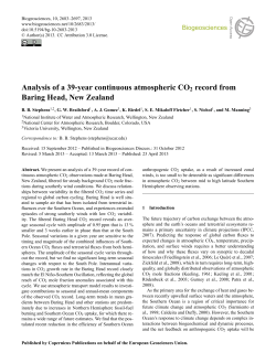 Analysis of a 39-year continuous atmospheric