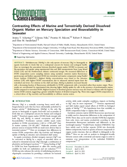 Contrasting Effects of Marine and Terrestrially