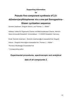 Pseudo five-component synthesis of 2,5