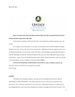 Address - SUNY Upstate Medical University