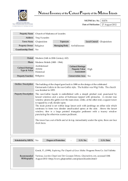 National Inventory of the Cultural Property of the Maltese Islands