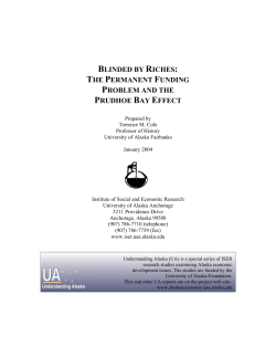 Blinded by Riches: The Permanent Funding Problem - ISER