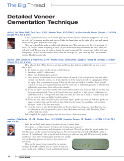 Detailed Veneer Cementation Technique