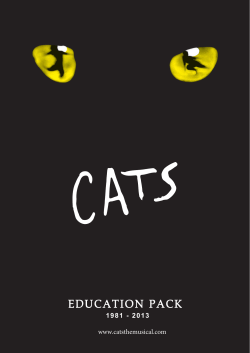 Cats Education Pack 2013