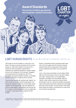 LGBT Charter 2013 - A4 leaflets