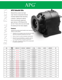 MASTER APG Parallel Reducers, all sizes