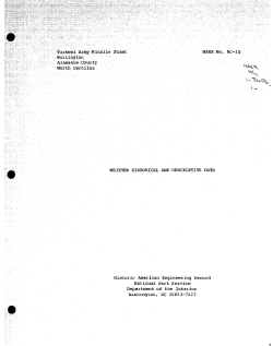Tarheel Army Missile Plant Burlington Alainance County North