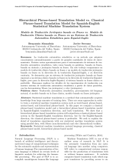 Hierarchical Phrase-based Translation Model vs. Classical