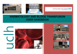 haematology users` handbook