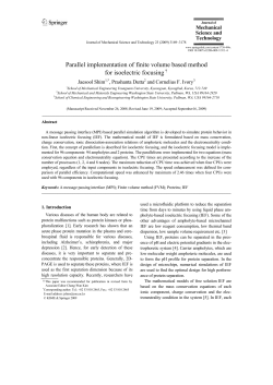 Parallel Implementation of Finite Volume Schemes for