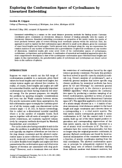 Exploring the Conformation Space of Cycloalkanes by