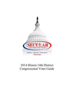 2014 Illinois 14th District Congressional Voter Guide