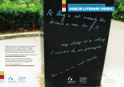 dublin literary parks