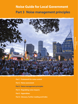 Noise management principles - NSW EPA