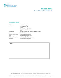 Protocol - Cell Technology