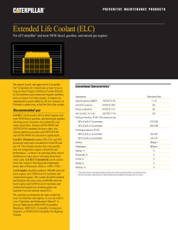 Extended Life Coolant (ELC)&mdash;PEHP4036-03