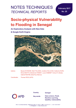 Socio-Physical Vulnerability to Flooding in Senegal