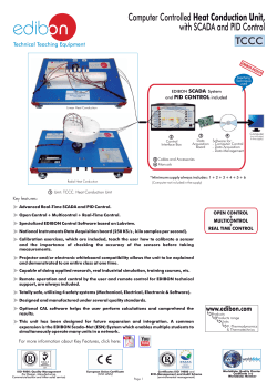 TCCC Computer Controlled Heat Conduction Unit, with SCADA and