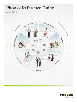 Phonak Reference Guide