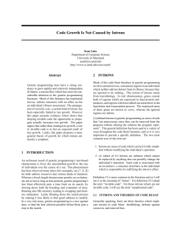 Code Growth Is Not Caused by Introns