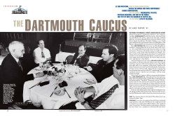 at our invitation, four alumni congressmen gather for dinner and