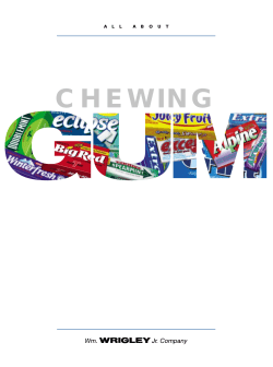 chewing - Wrigley.nl