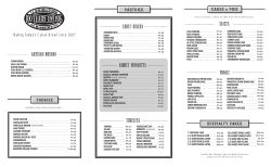 inside bakery menu pdf