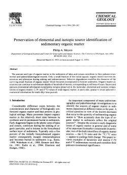Preservation of elemental and isotopic source identification