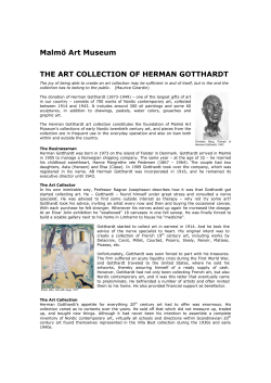 The Herman Gotthardt collection