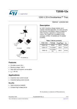 Datasheet - STMicroelectronics