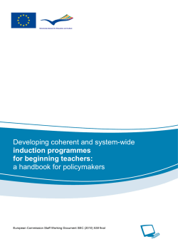 Developing coherent and system-wide induction programmes for