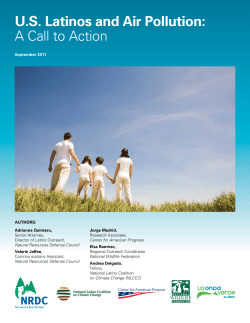 NRDC: U.S. Latinos and Air Pollution