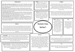 Skylark Class Spring 2 - Great Wishford School
