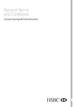 General Terms and Conditions