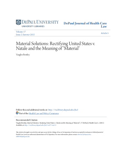 Material Solutions: Rectifying United States v. Natale