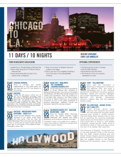 chicago to la chicago to la chicago to la