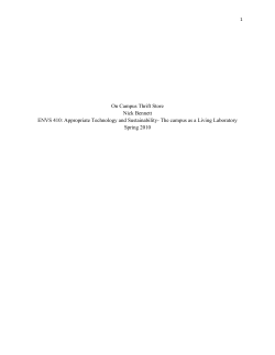 Thrift Store Final Report SP2010