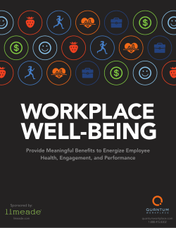 Provide Meaningful Benefits to Energize Employee Health