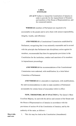 The Constitution (Amendment) (Impeachment) Act, 2011