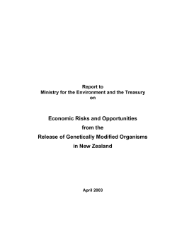 APPENDIX 3 TO ECONOMIC RISKS AND OPPORTUNITIES FROM