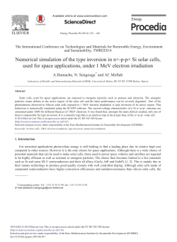 Numerical Simulation of the Type Inversion in n+-p