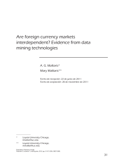 Are foreign currency markets interdependent? Evidence