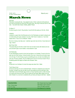 March Newsletter