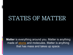 The two states of matter they didn`t teach you about in school&hellip; Until