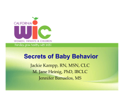 Secrets of Baby Behavior