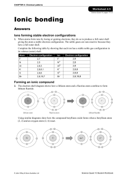 CHAPTER 6: Earth science