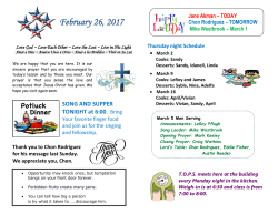 February 26, 2017 - Shafter Church of Christ