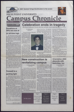 Celebration ends in tragedy - HPU Libraries