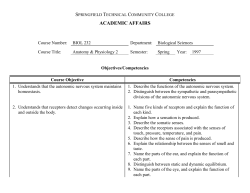 academic affairs - Springfield Technical Community College